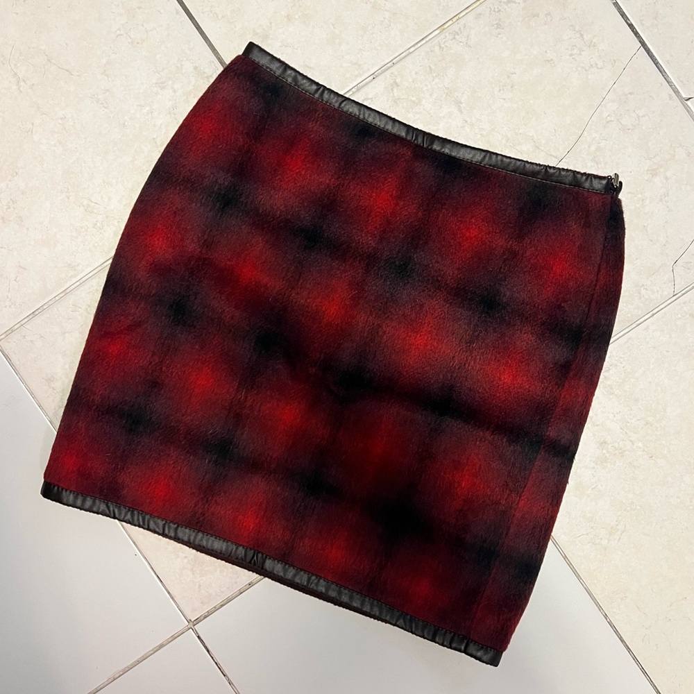 Vintage Escada Sport Plaid Mini Skirt